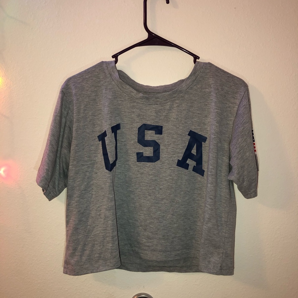 Cute USA Crop Top
